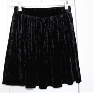 Velvet Skater Skirt